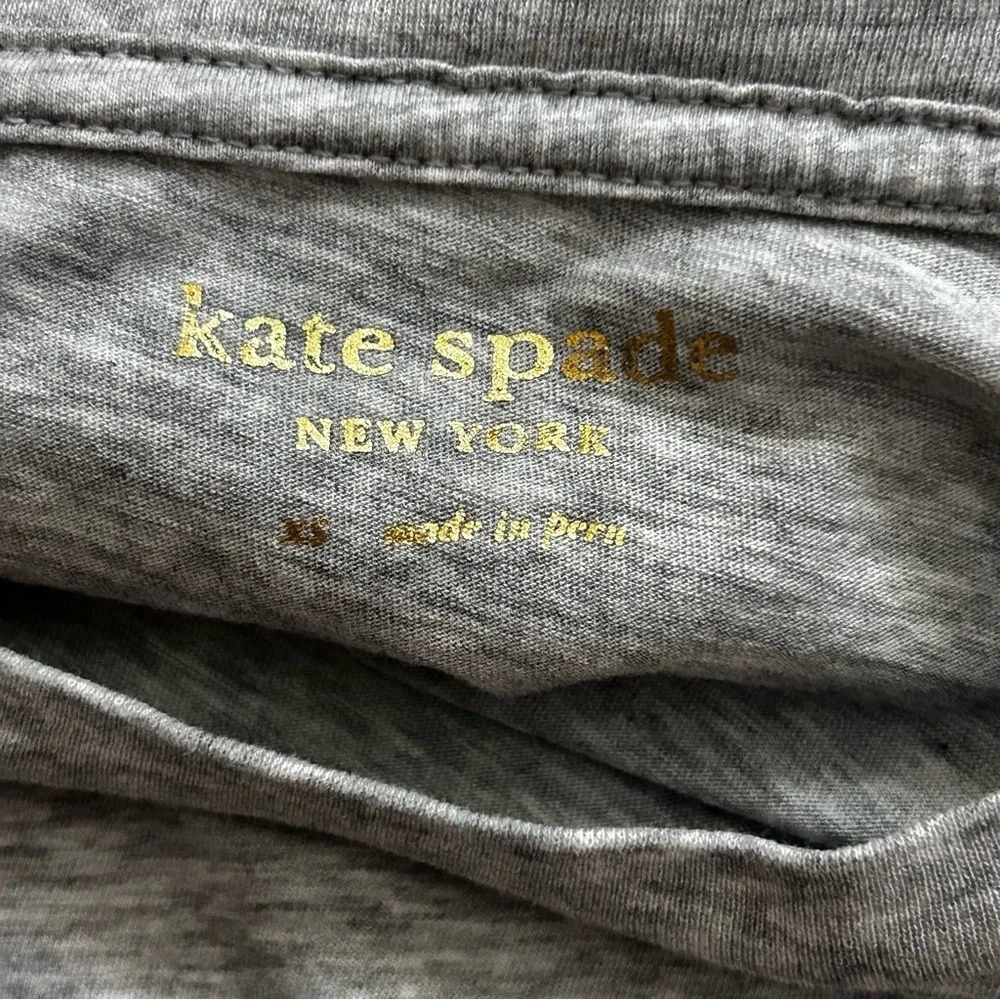 Kate Spade String Lights Logo Holiday Short Sleeve Tee